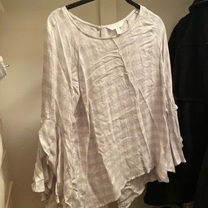 Lauren Conrad flared sleeve top